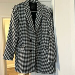 Dynamite, oversized checkered blazer
